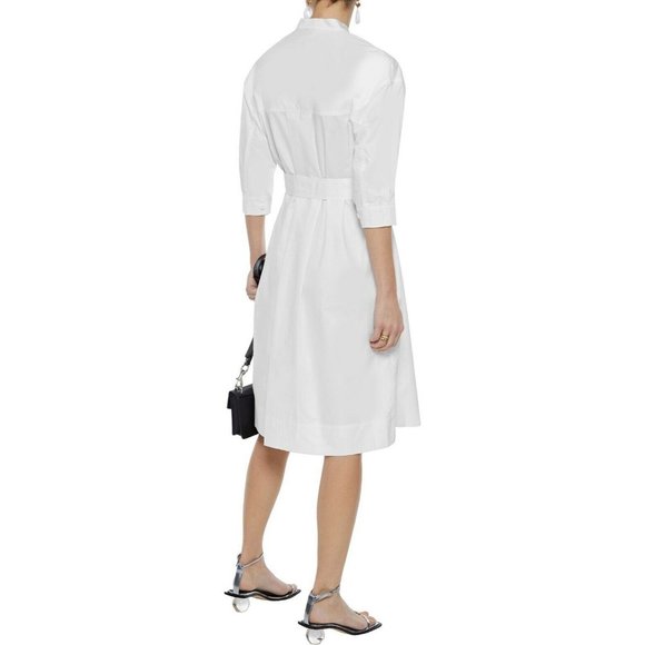 REBECCA MINKOFF White Kassidy Midi Shirt Dress - Picture 2 of 7